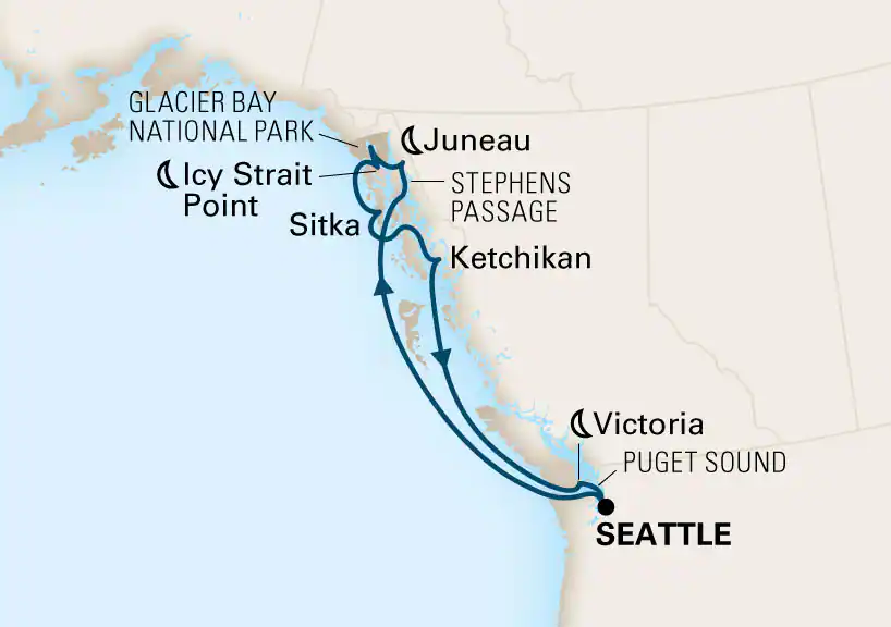 alaska cruise ports 2024